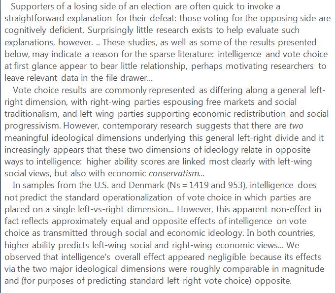 Retweeted Rolf Degen (@DegenRolf): Intelligence has no systematic influence on t