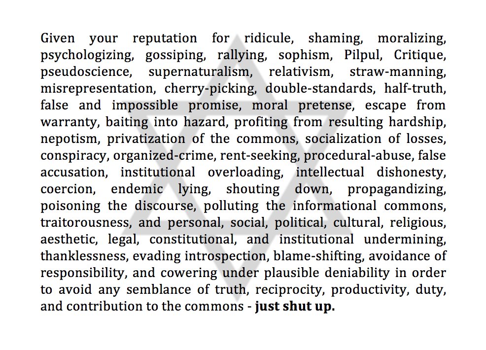 10) The south down to Jews and the “Useful Idiots” of the left, is that the only