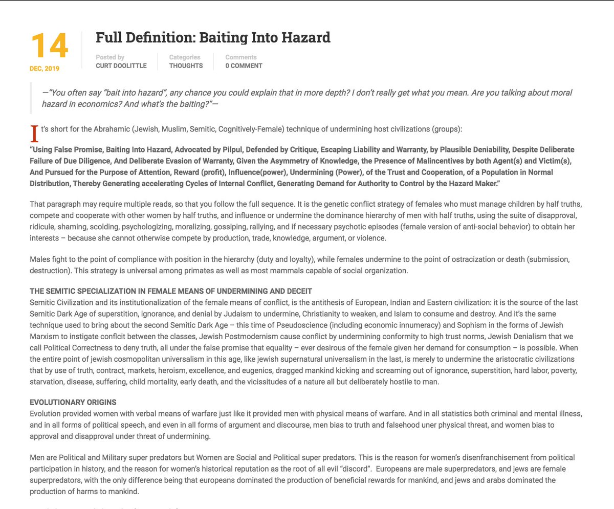 THE JEWISH METHOD OF FALSE PROMISE BAITING INTO HAZARD #Antisemitism