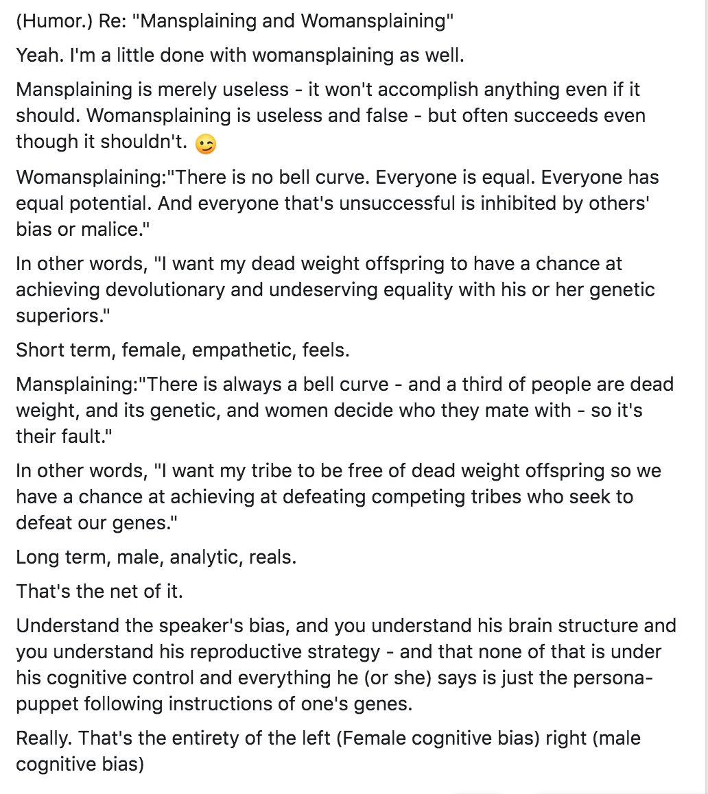 No, the men are overcompensating to correct the overcompensation by feminists an