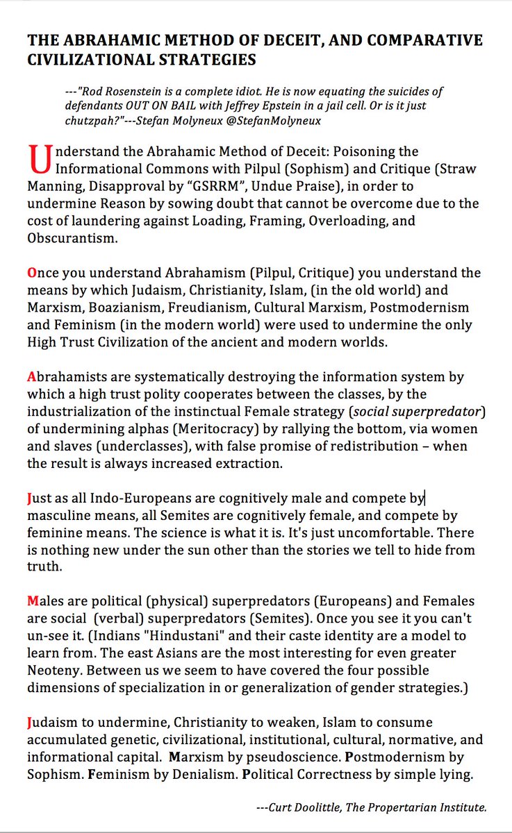 THE ENEMY’S METHOD OF DESTROYING WESTERN CIVILIZATION