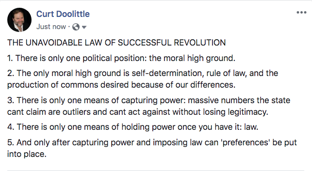 THERE IS NO POLITICAL SOLUTION @realDonaldTrump @TuckerCarlson