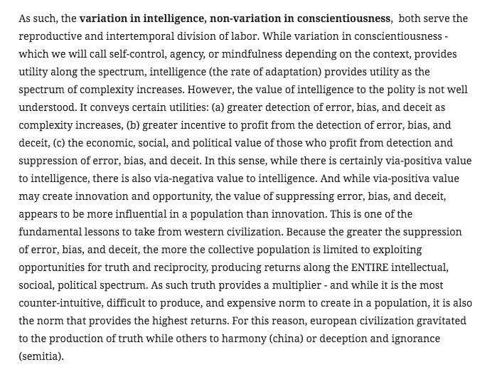 TODAY’S EXCERPT WORTH SHARING: INTELLIGENCE
