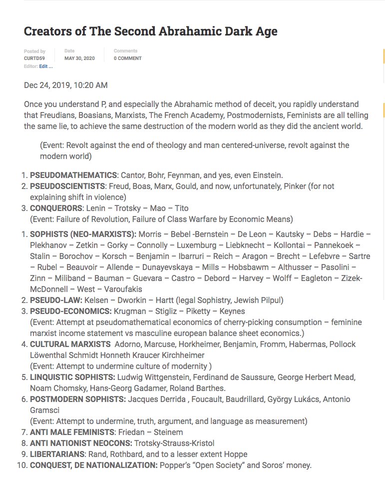 THE (Dysgenic Feminine Authoritarian) REVOLT AGAINST WESTERN (Eugenic Masculine