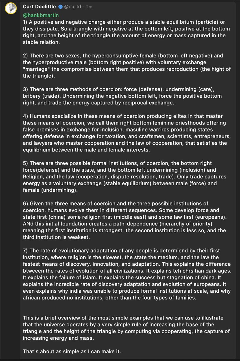 Q: “CURT CAN YOU GIVE SOME EXAMPLES OF TRIFUNCTIONALISM?”