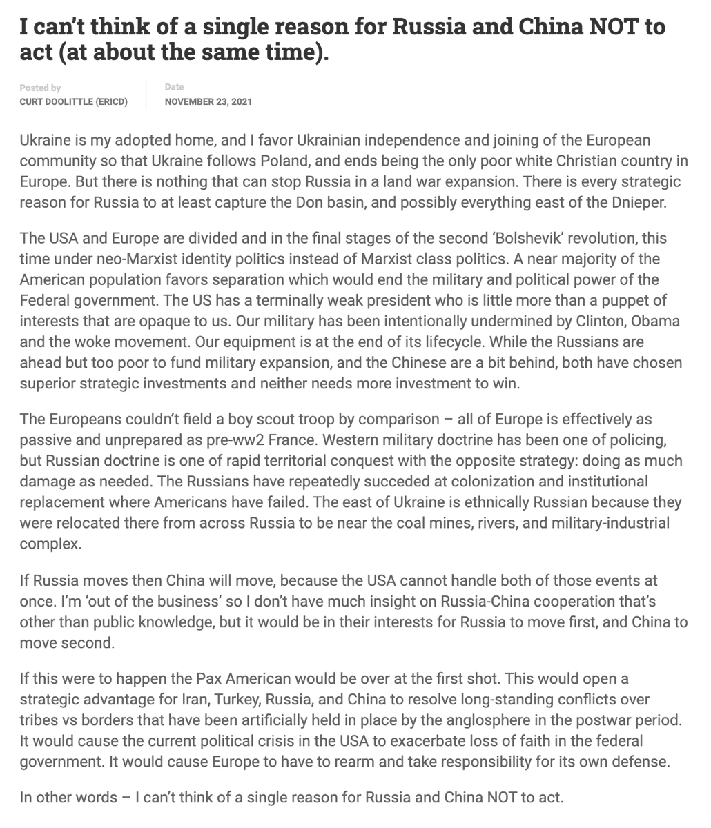 I Don’t See A Reason Why Russia and China WOULD’T Act. #china #russia #ukraine L