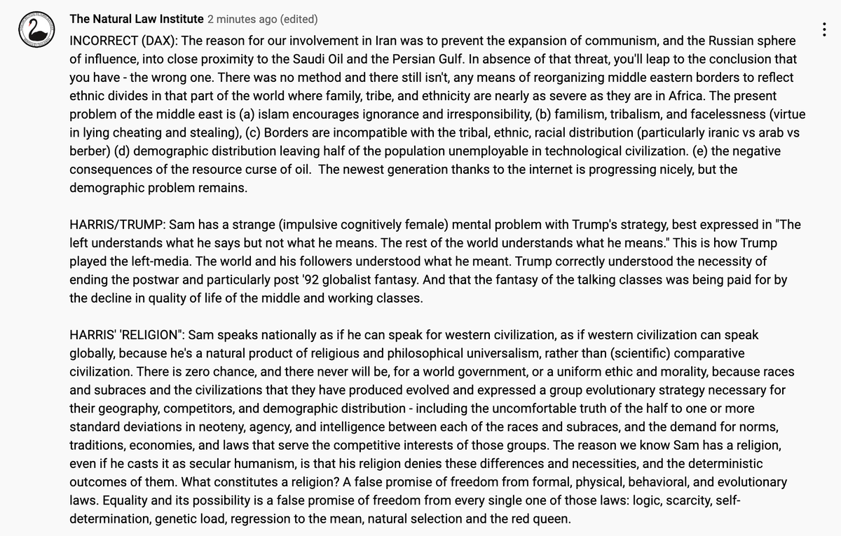 RE: HARRIS: THE PROBLEMS OF THE MIDDLE EAST See