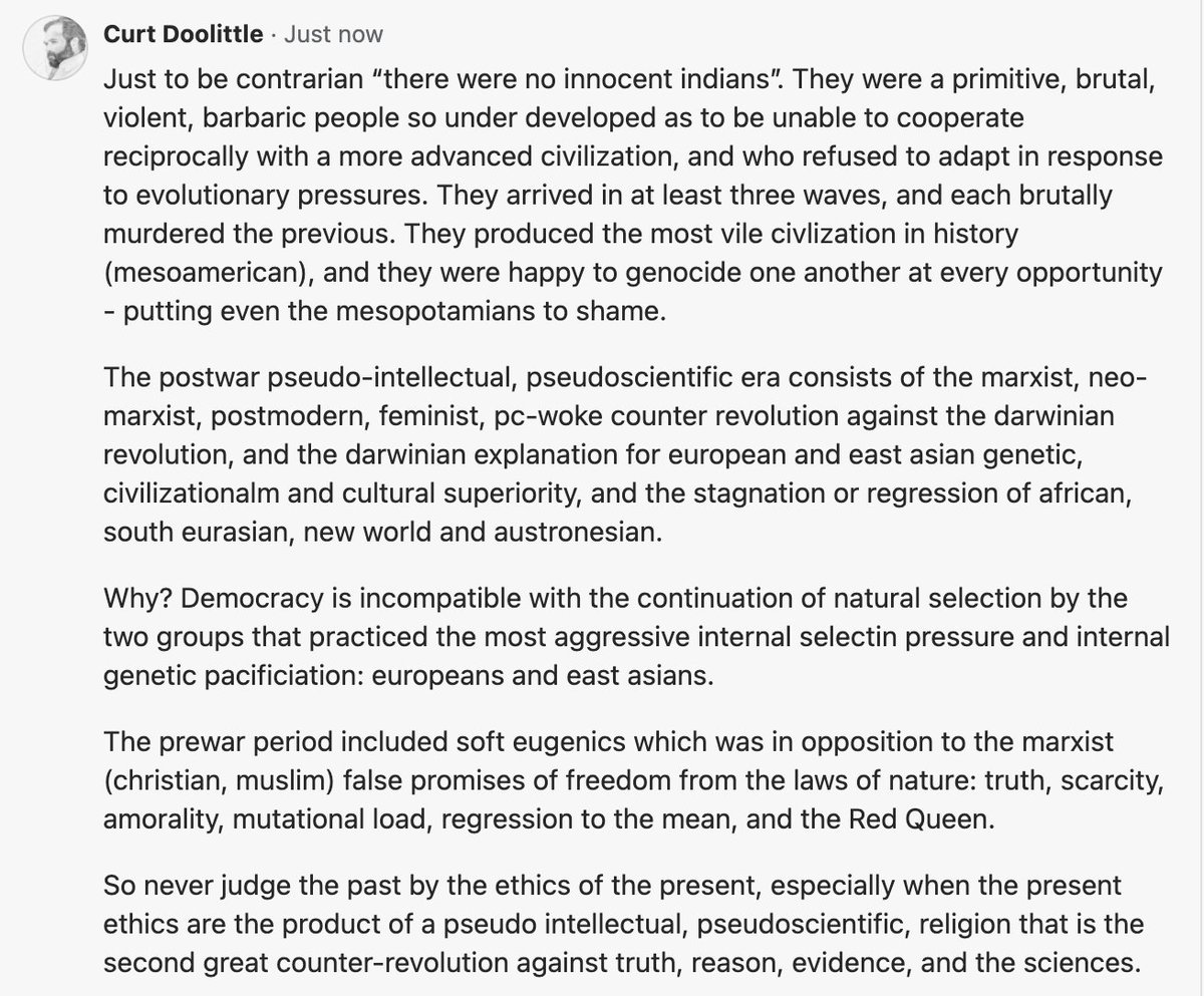Countersignaling Anti Western Virtue Signaling: The History of the Amerindians