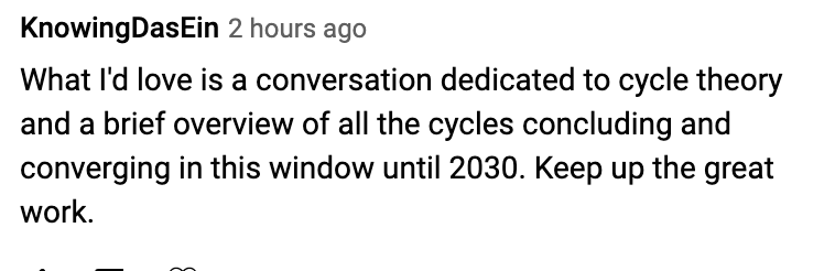 I can do a video on cycle theory,but working with cycles requires a great deal o