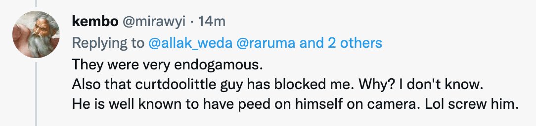 I mean to ‘mute’ him because I don’t want to participate in the conversation. Bu