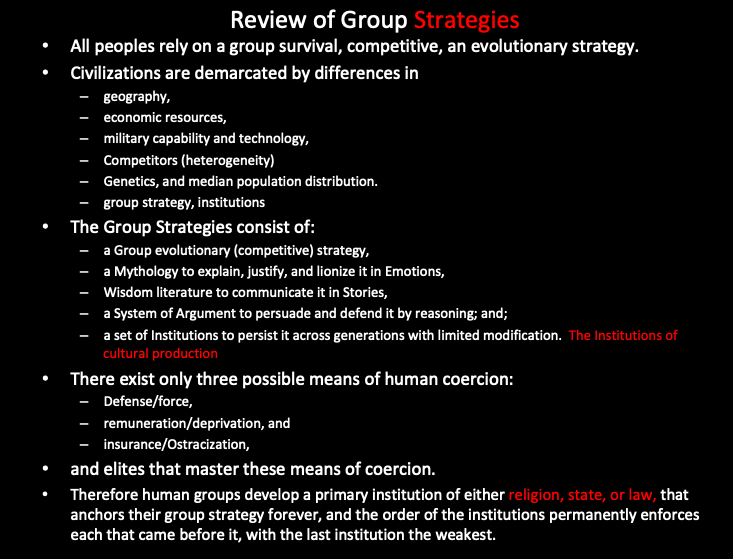 Review (slide) from my upcoming work (Part IV – Evolutionary Laws, Section Two –