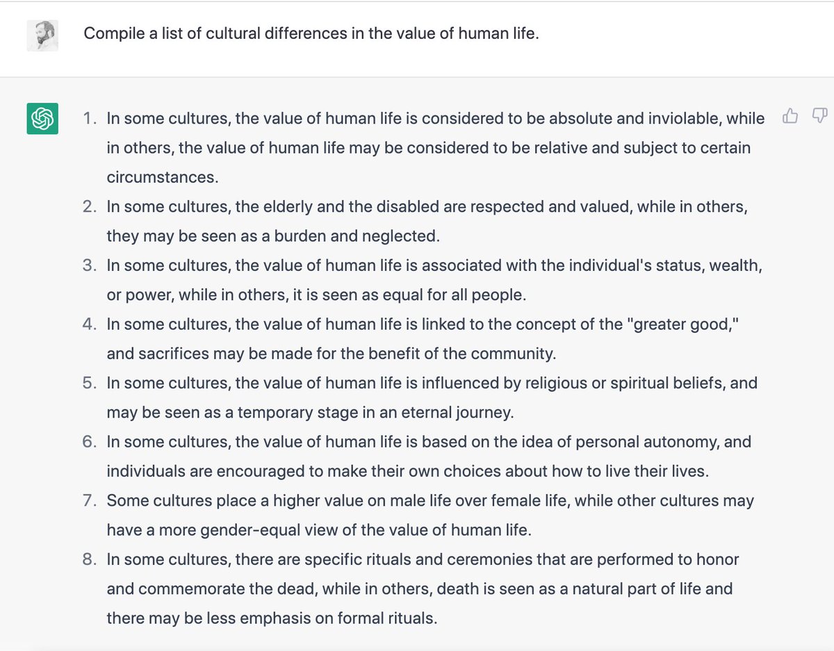 Q: “Cultural Differences in Value of Human Life” The level of precision is still