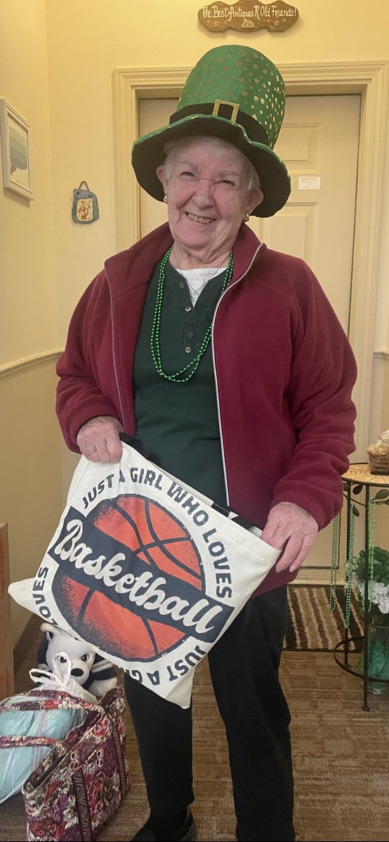 My substitute mom. Lives across the hall. Was a friend of my mother’s. She’s an