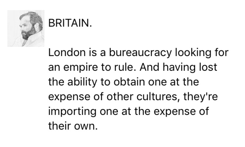 Reiterating my criticism of the UK’s suicide