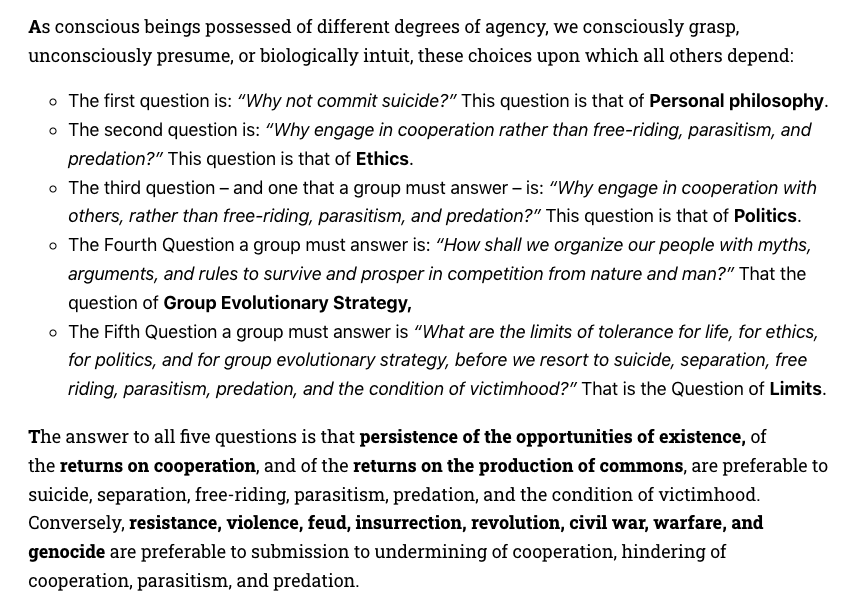 The First Principles of Philosophy In Five Questions