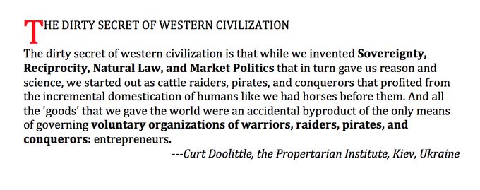 (Worth Repeating) The Dirty Secret of Western Civilization