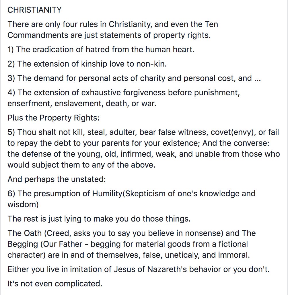 The First Principles of Christianity