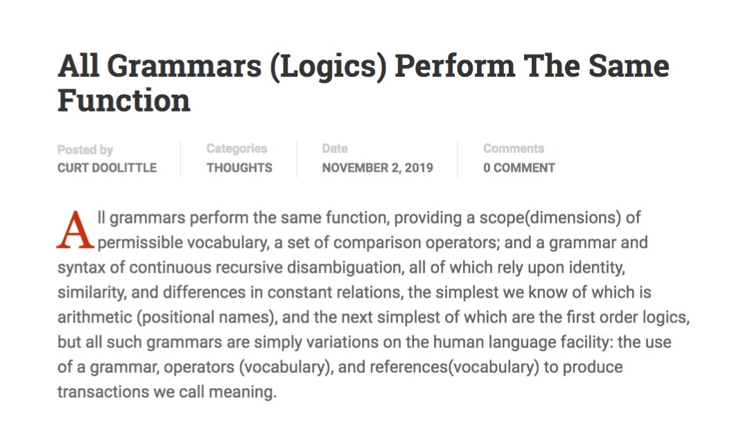 ALL GRAMMARS PERFORM THE SAME FUNCTION