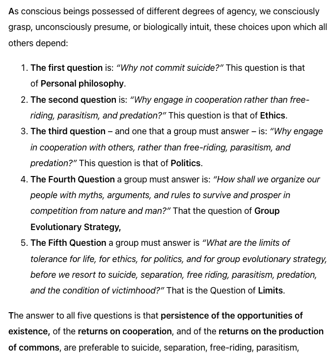 Does it? Or does it mean that the cost of taking your life, property, women, chi