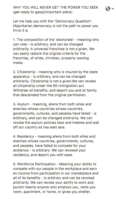 WHY THE LEFT WILL LOSE – REVERSIBILITY