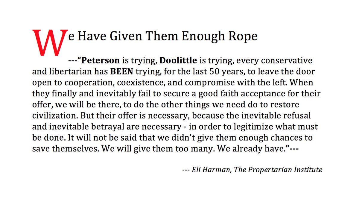 We Have Given The Left Enough Rope. #Conservative #Libertarian #tlot #tcot #Trum