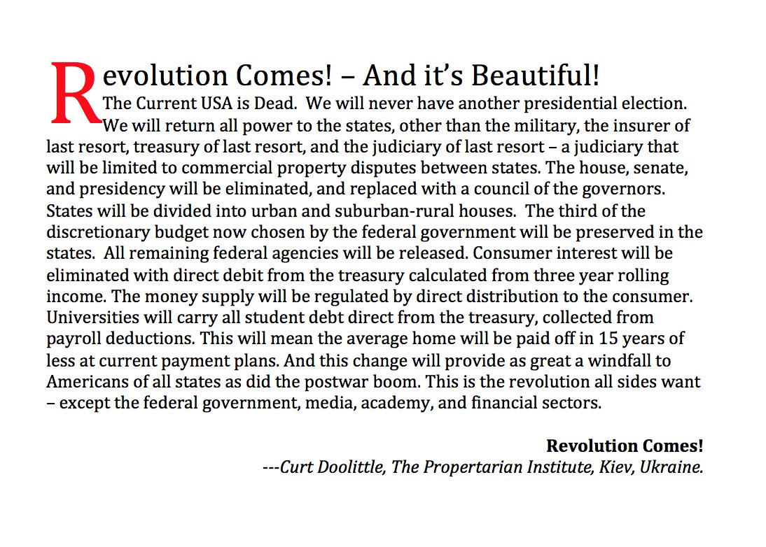 THIS IS THE REVOLUTION WE ALL WANT – ON BOTH SIDES – AND IT’S BEAUTIFUL! #Trump